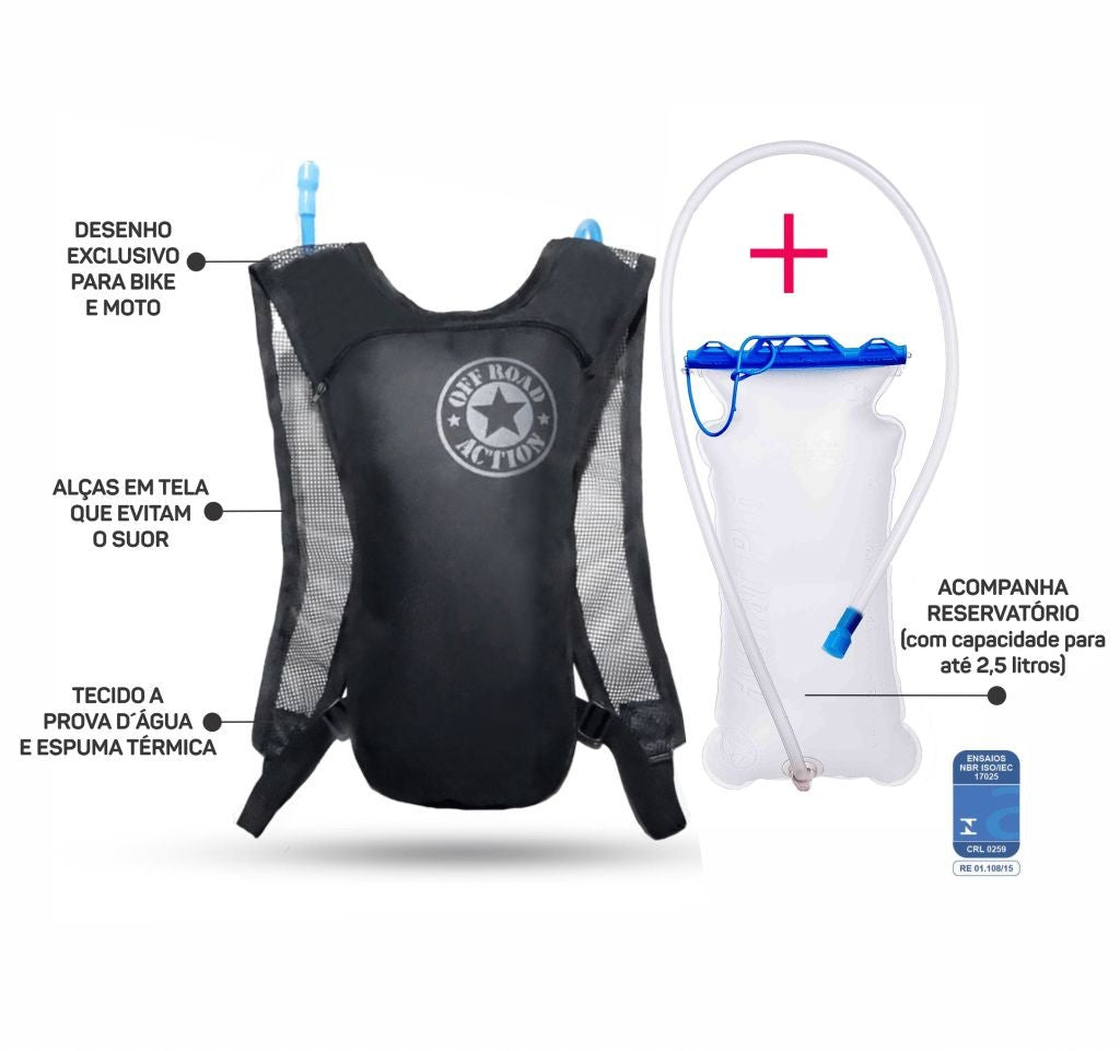 Mochila de Hidratação Offroad Modelo:normal