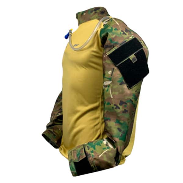 Camisa / Jaqueta de Hidratação Combat T-Shirt Cor:Amarelo;Tamanho:M