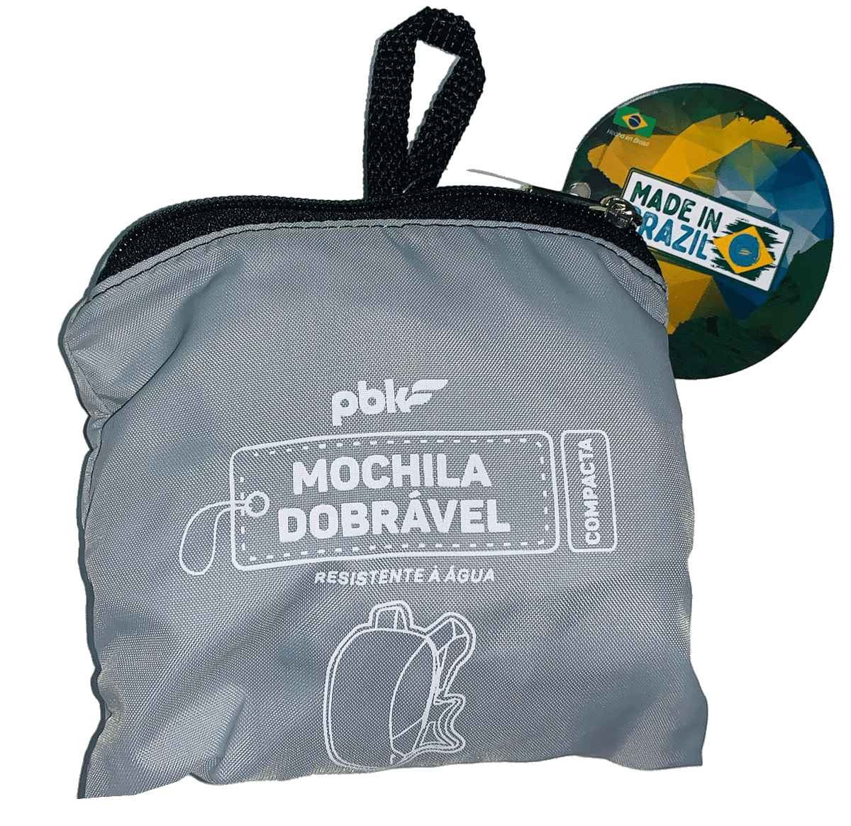 MOCHILA LIGHT DOBRAVEL Cor:Cinza