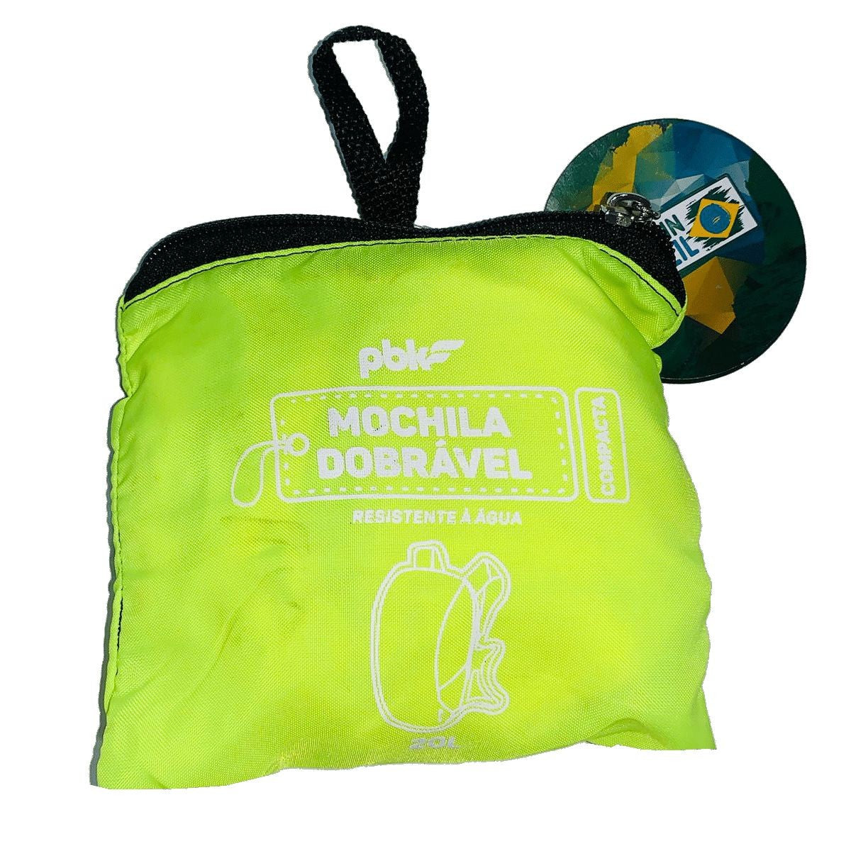MOCHILA LIGHT DOBRAVEL Cor:Verde Limão