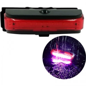 Lanterna 500 lumens Luz Traseira  Sinalizadora Segurança Recarregável Bike