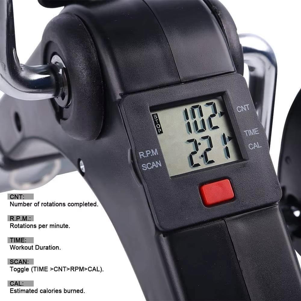 Mini Bicicleta Ergométrica Dobrável com LCD Fisioterapia