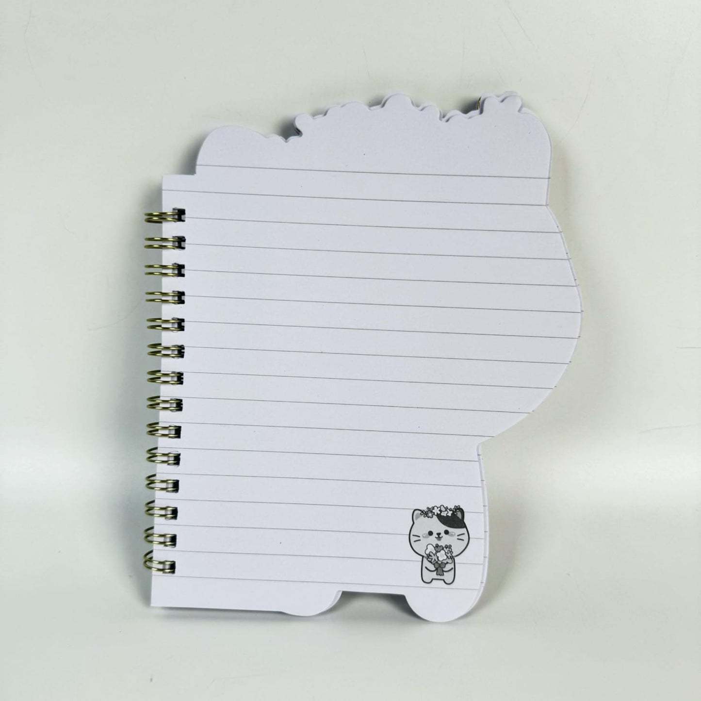 Caderno Espiral 1/8 Pautado 50 Folhas Acabamento Metalizado DF-09