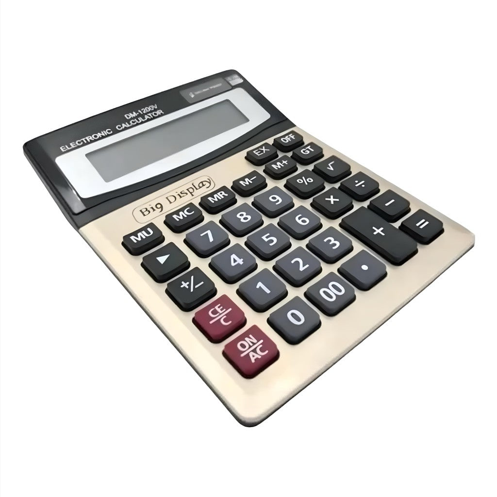 Calculadora De Mesa 12 Dígitos Big Display Lecover LC-1200V