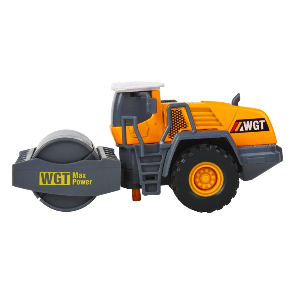 Miniatura Escavadeira E Rolo Compressor Escala 1:50 Com Fricção XZ-1794