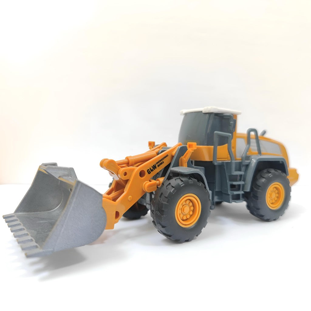 Miniatura Escavadeira E Rolo Compressor Escala 1:50 Com Fricção XZ-1794