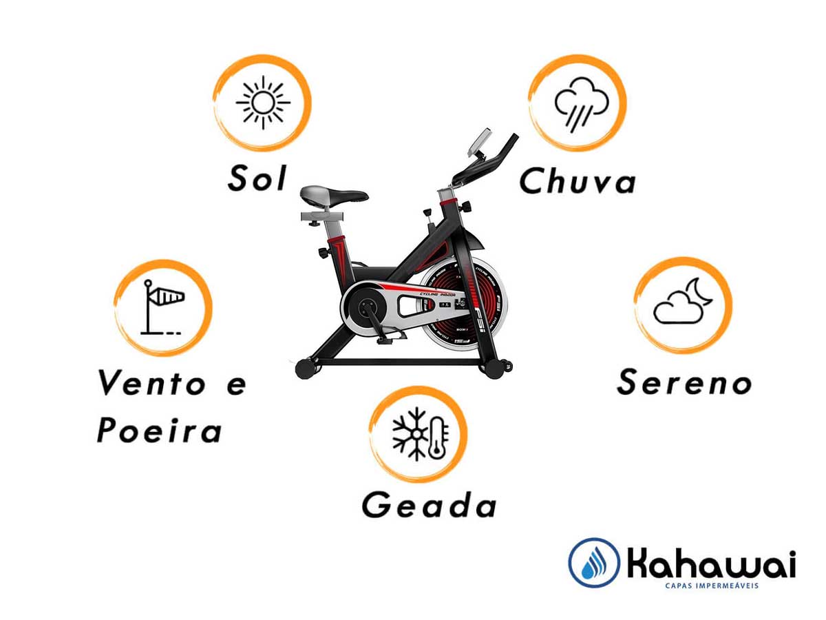 Capa Bike Bicicleta Ergométrica Impermeável Couro Ecológico Tamanho:G