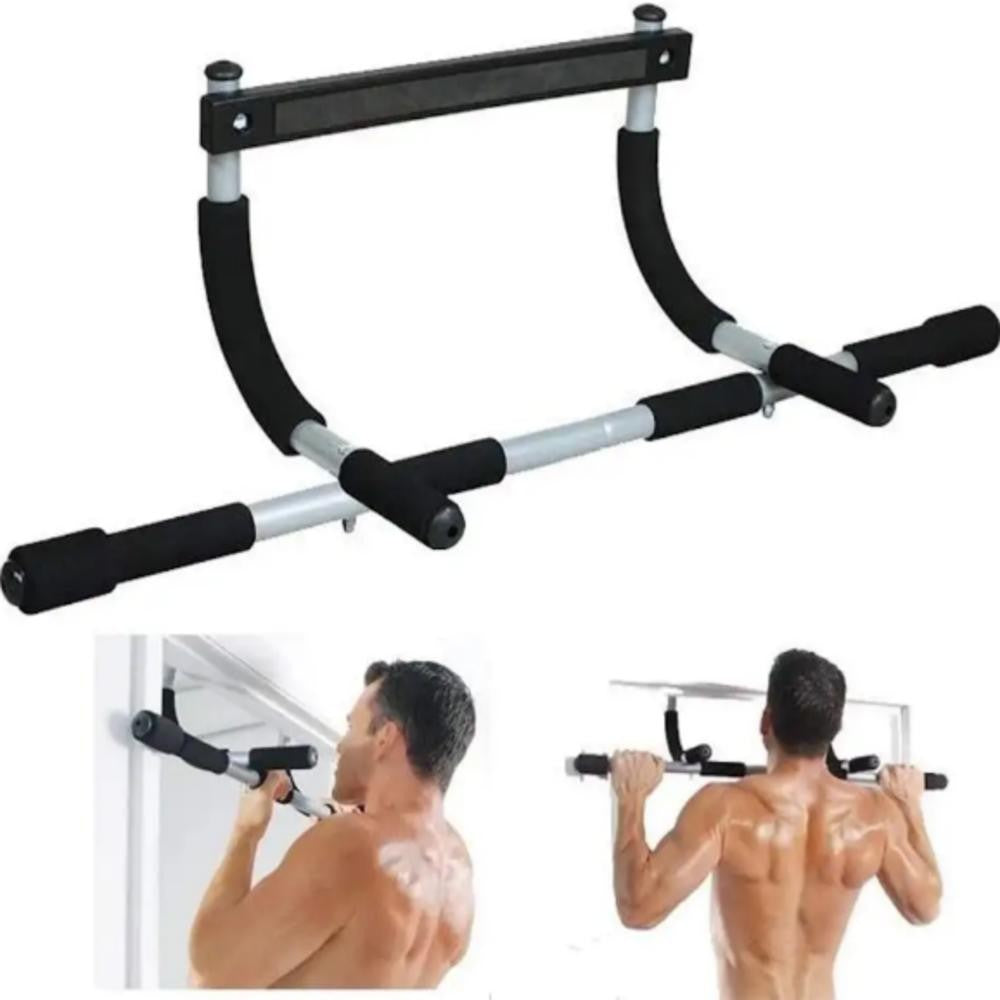 BARRA DE EXERCICIOS PARA PORTA CHAO FIXA MISTA MUSCULACAO FLEXAO ABDOMINAL EXERC