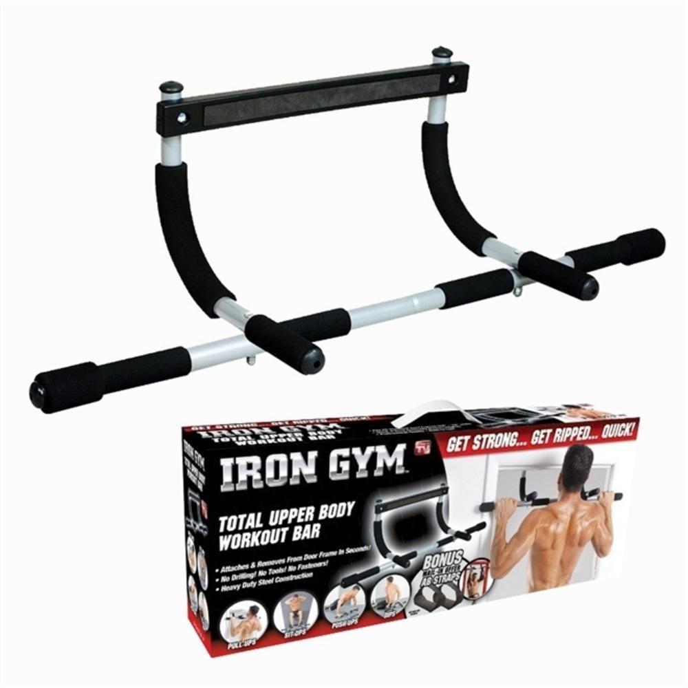 BARRA DE EXERCICIOS PARA PORTA CHAO FIXA MISTA MUSCULACAO FLEXAO ABDOMINAL EXERC