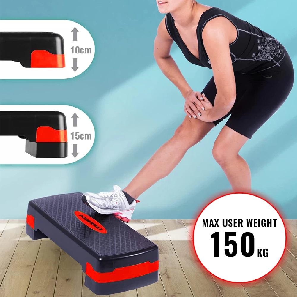 STEP AEROBICO PLATAFORMA DE EXERCICIOS REGULAVEL COM ALTURA REGULAVEL ACADEMIA E