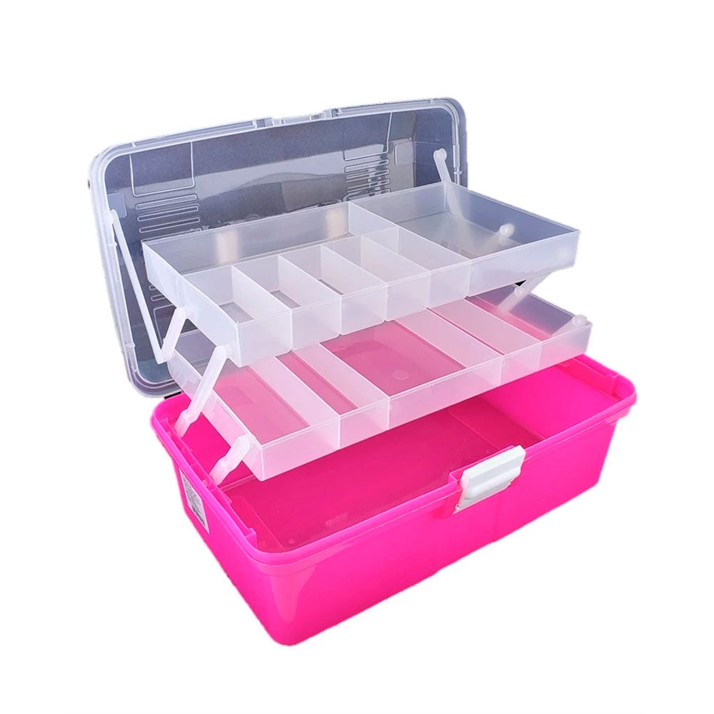 Maleta Organizadora Mega Box 12 Divisórias Plasnorthon - Brinde