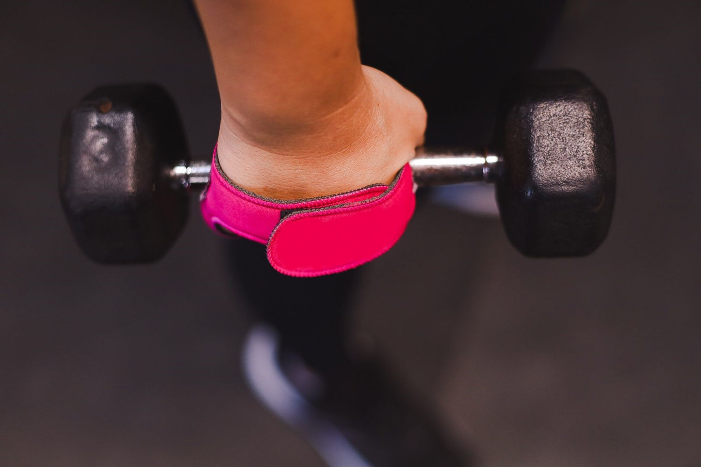 Meia Luva / Caleira de Neoprene/ musculação para Proteção e Conforto Rosa,P