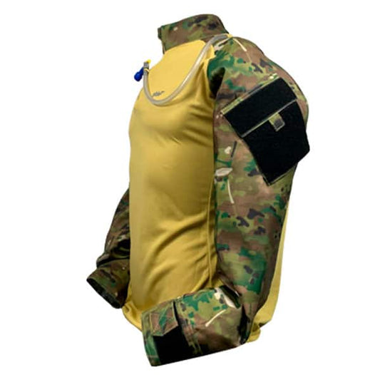 Camisa / Jaqueta de Hidratação Combat T-Shirt Cor:Amarelo;Tamanho:P