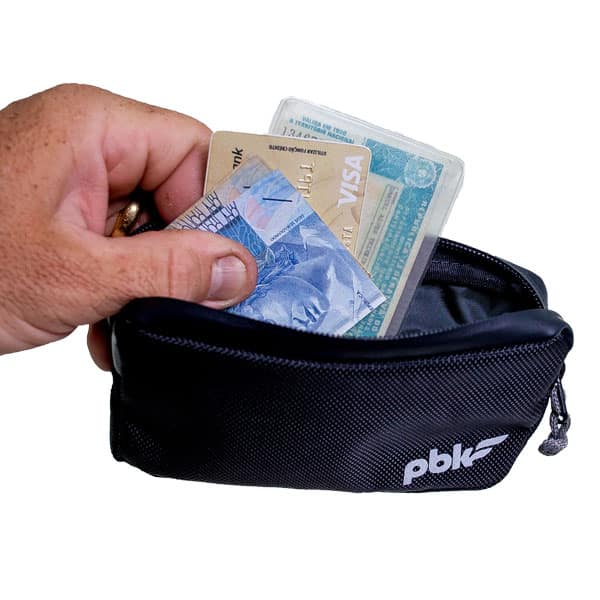 Carteira com Zíper Impermeável