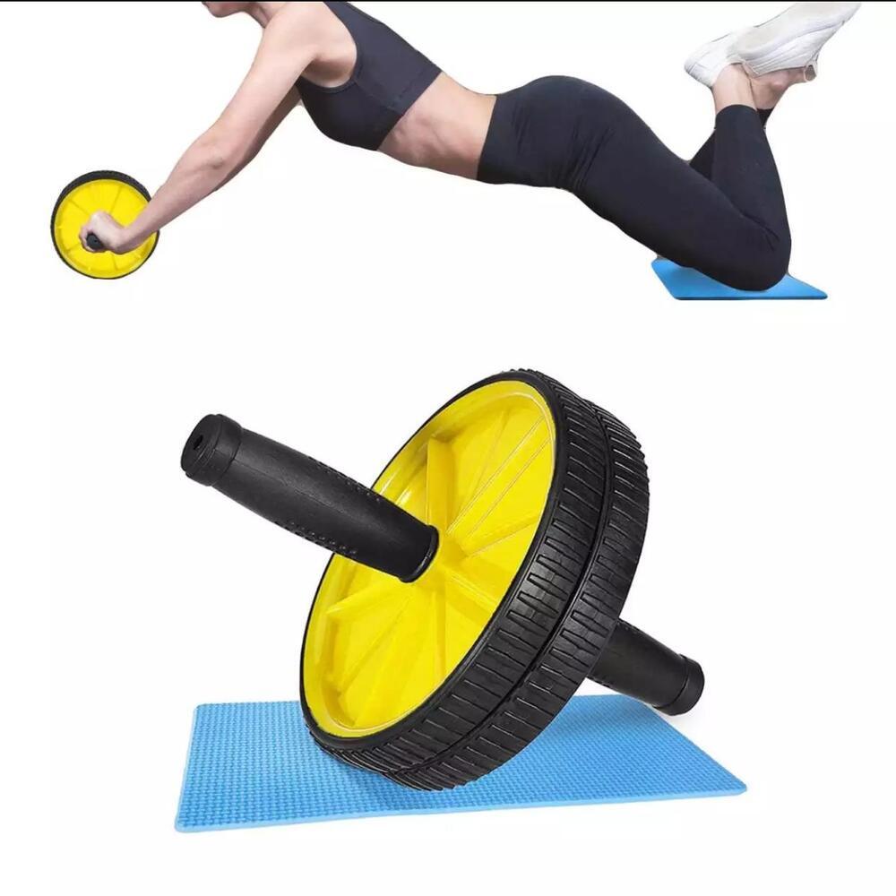 Roda Abdominal Completa com Tapete para Exercícios em Casa
