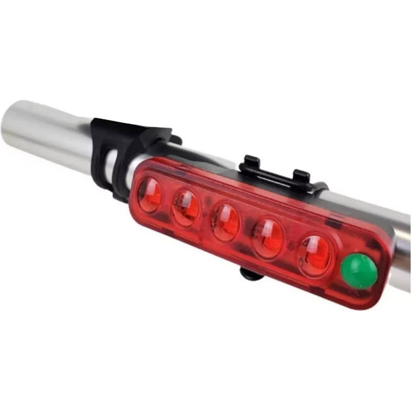 Lanterna Luz Vermelha 100 Lumens Traseira Segurança Alerta Recarregável USB 4