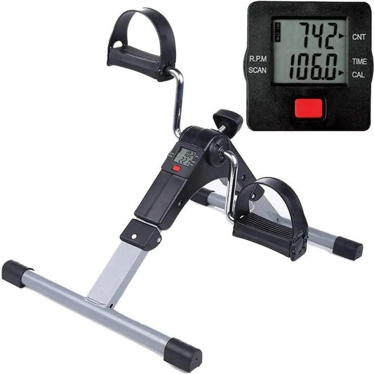 Mini Bicicleta Ergométrica Dobrável com LCD Fisioterapia