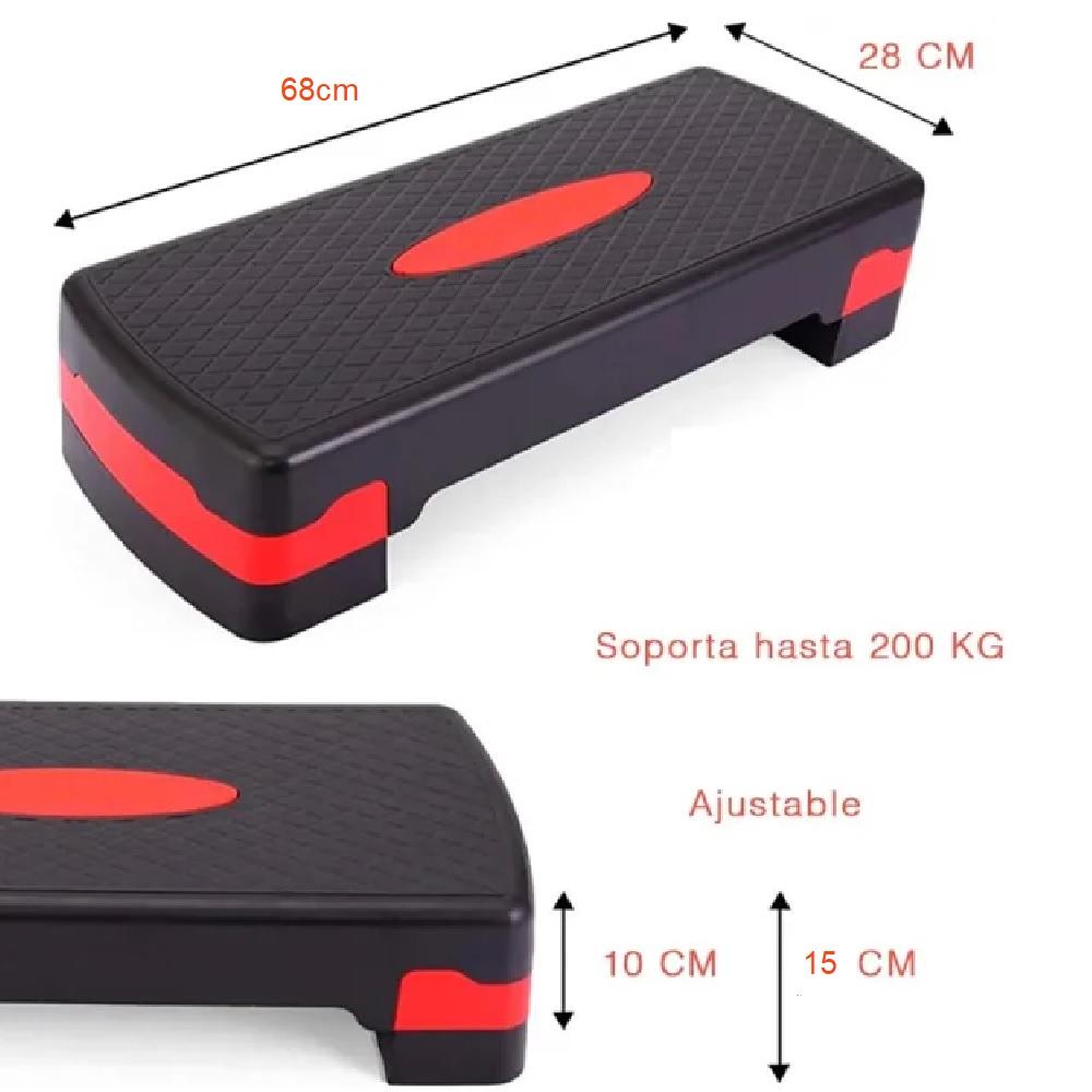 STEP AEROBICO PLATAFORMA DE EXERCICIOS REGULAVEL COM ALTURA REGULAVEL ACADEMIA E