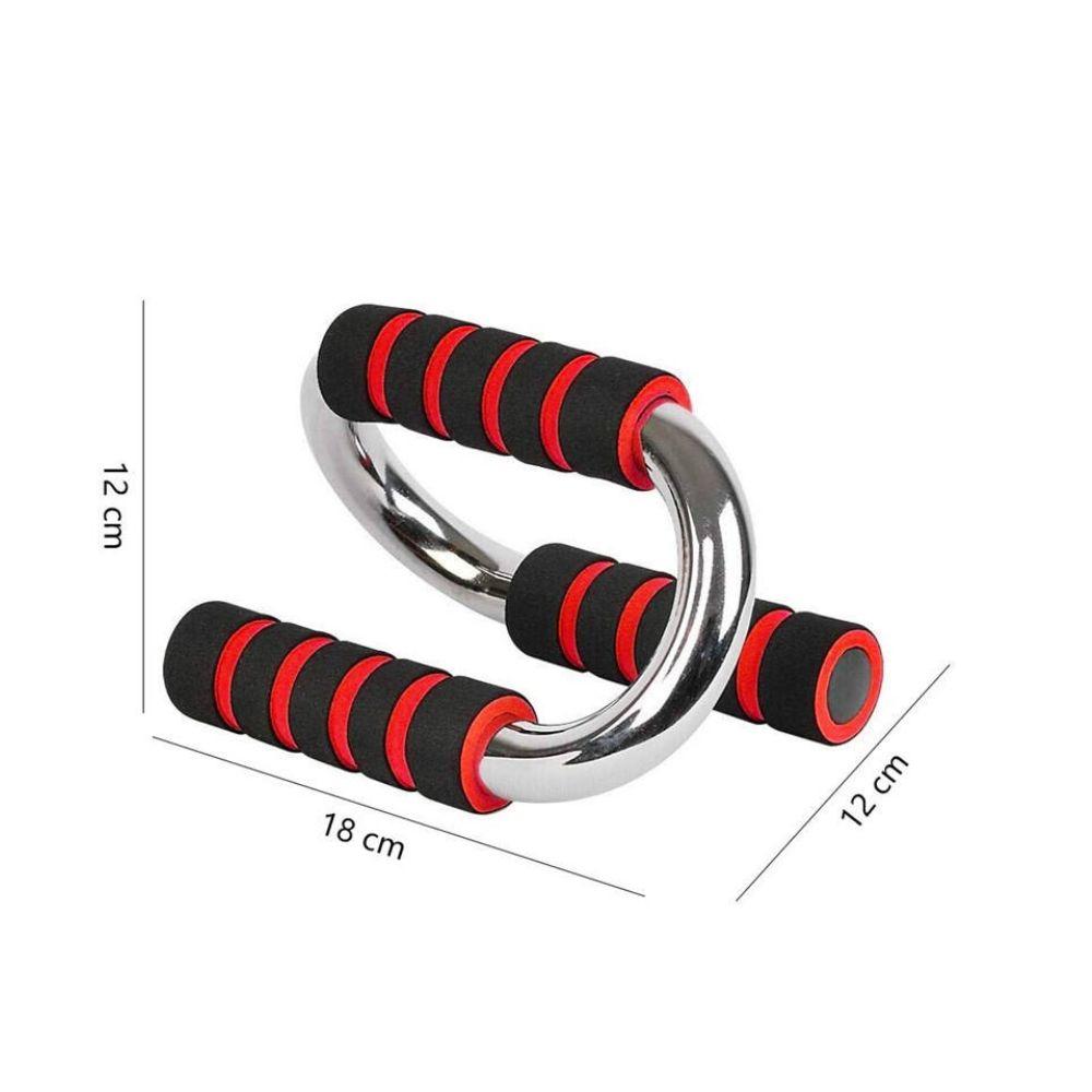 SUPORTE PARA FLEXAO APOIO DE CHAO BARRA TREINO OMBRO TRICEPS PEITO ABDOMEN PRANC