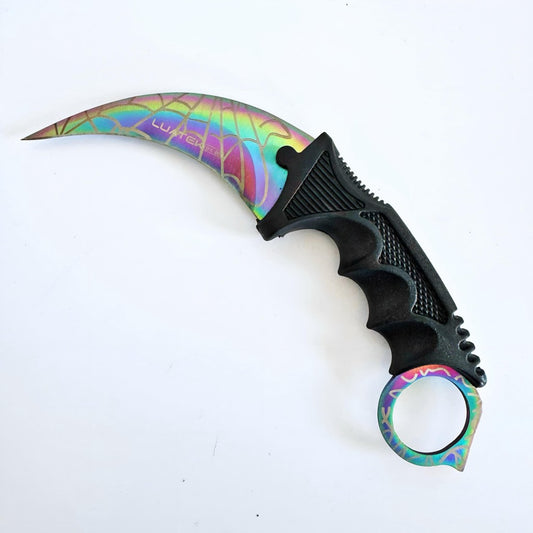 Faca Curvada Spider Full Tang Com Bainha Luatek SLK-D87